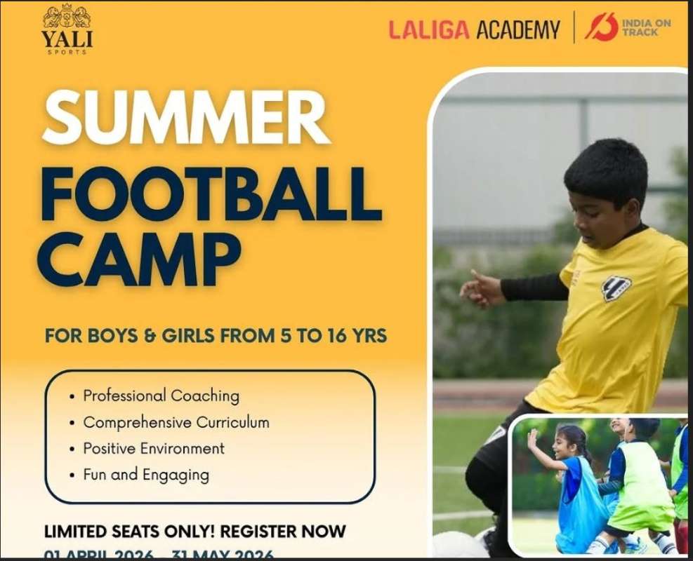 Summer Football Camp 2026 – Yali Sports Tiruppur — Tiruppur — Yali Sports,Kangayam Road